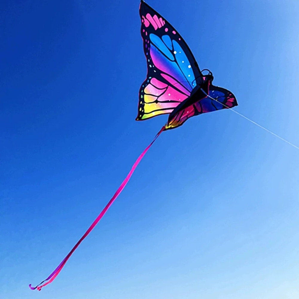 Kite Easy Fly Kids - Cerf-volant papillon coloré pour enfants, beau