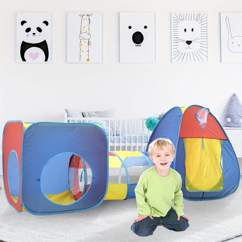 Kids Outdoor Play Ideas - Tente de jeu 3 en 1