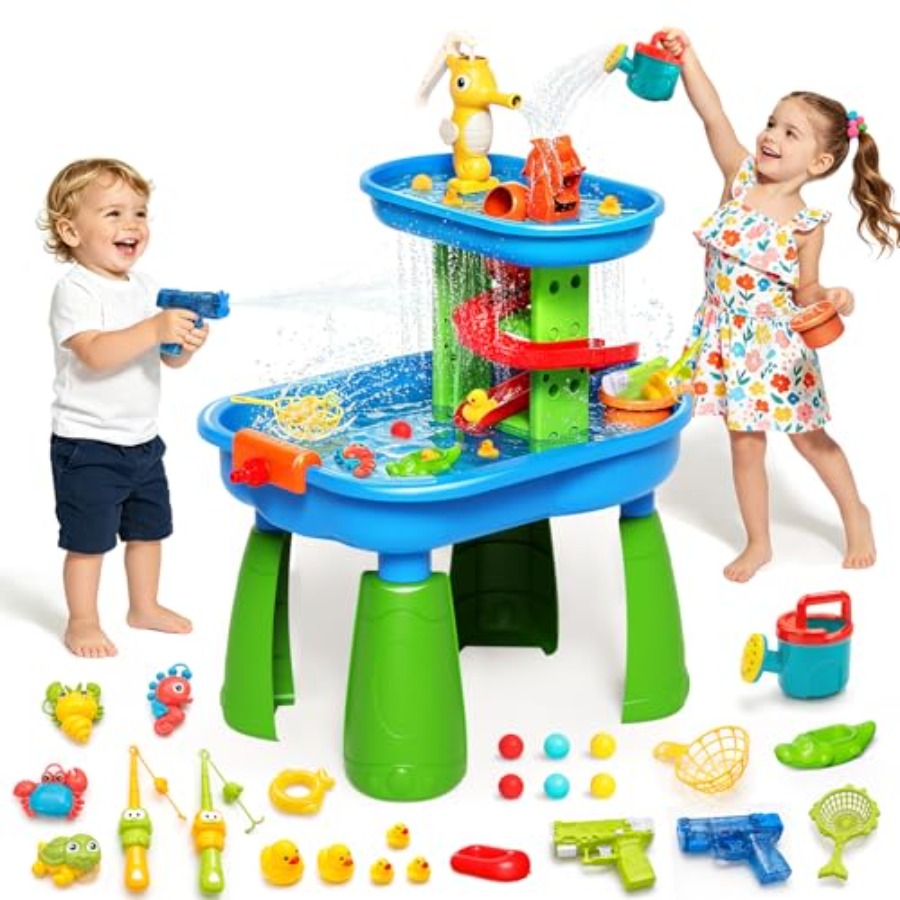 Kids Outdoor Sensory Table - Table d'eau d'extérieur pour enfants de