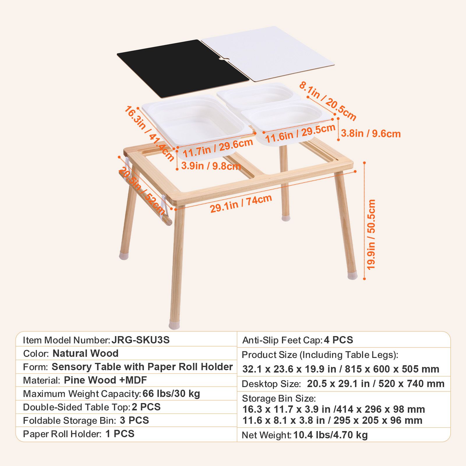 Table sensorielle pour tout-pe - Kids Outdoor Sensory Table avis et prix