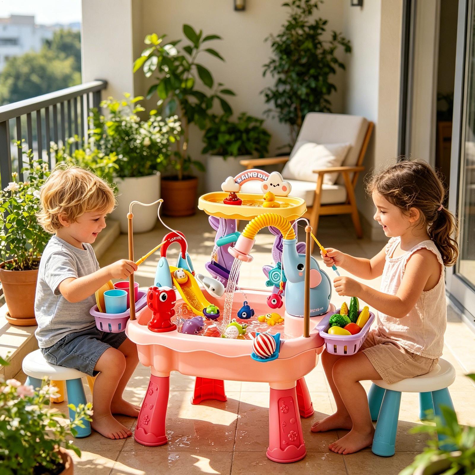 Table d'eau améliorée pour tou - Kids Outdoor Sensory Table avis et prix
