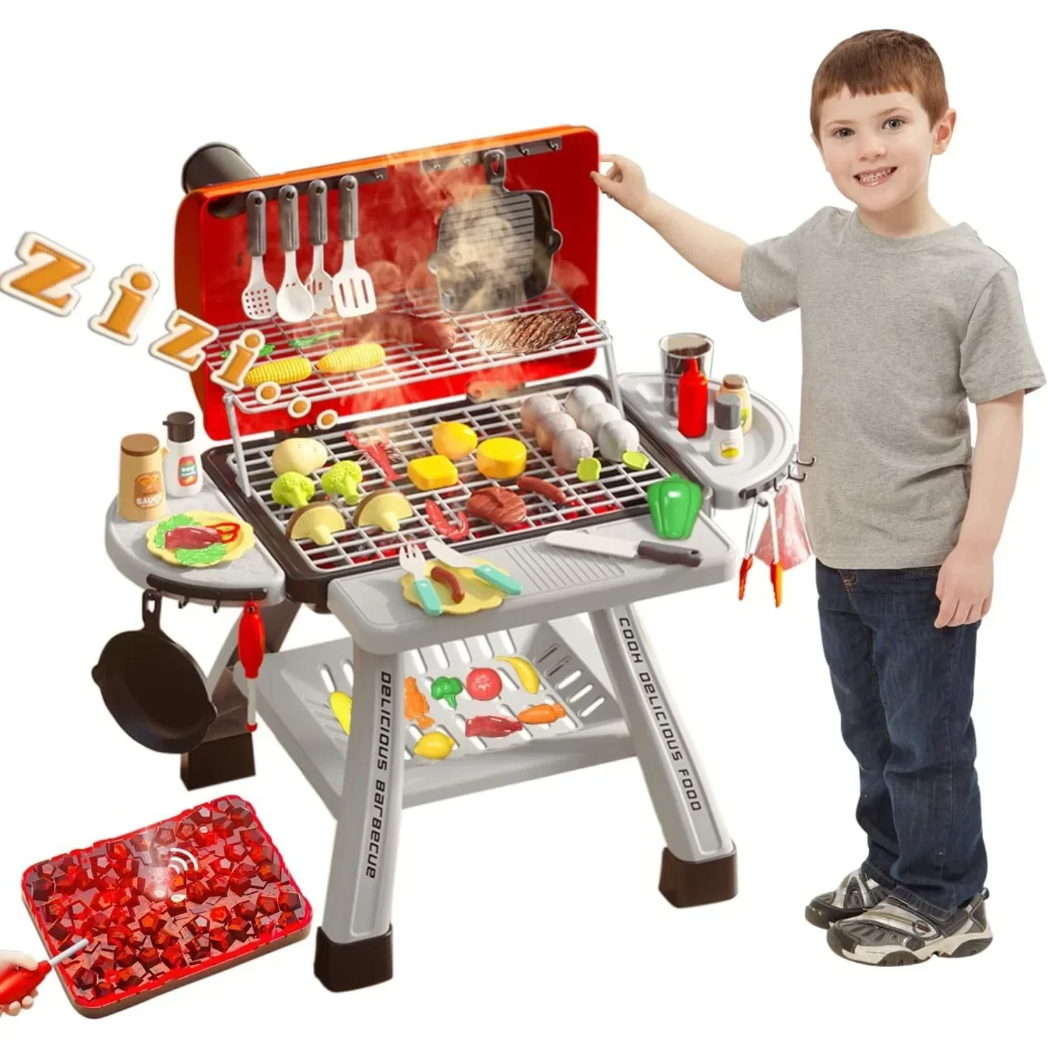 Ensemble de jouets de gril de  - Kids Outdoor Bbq avis et prix