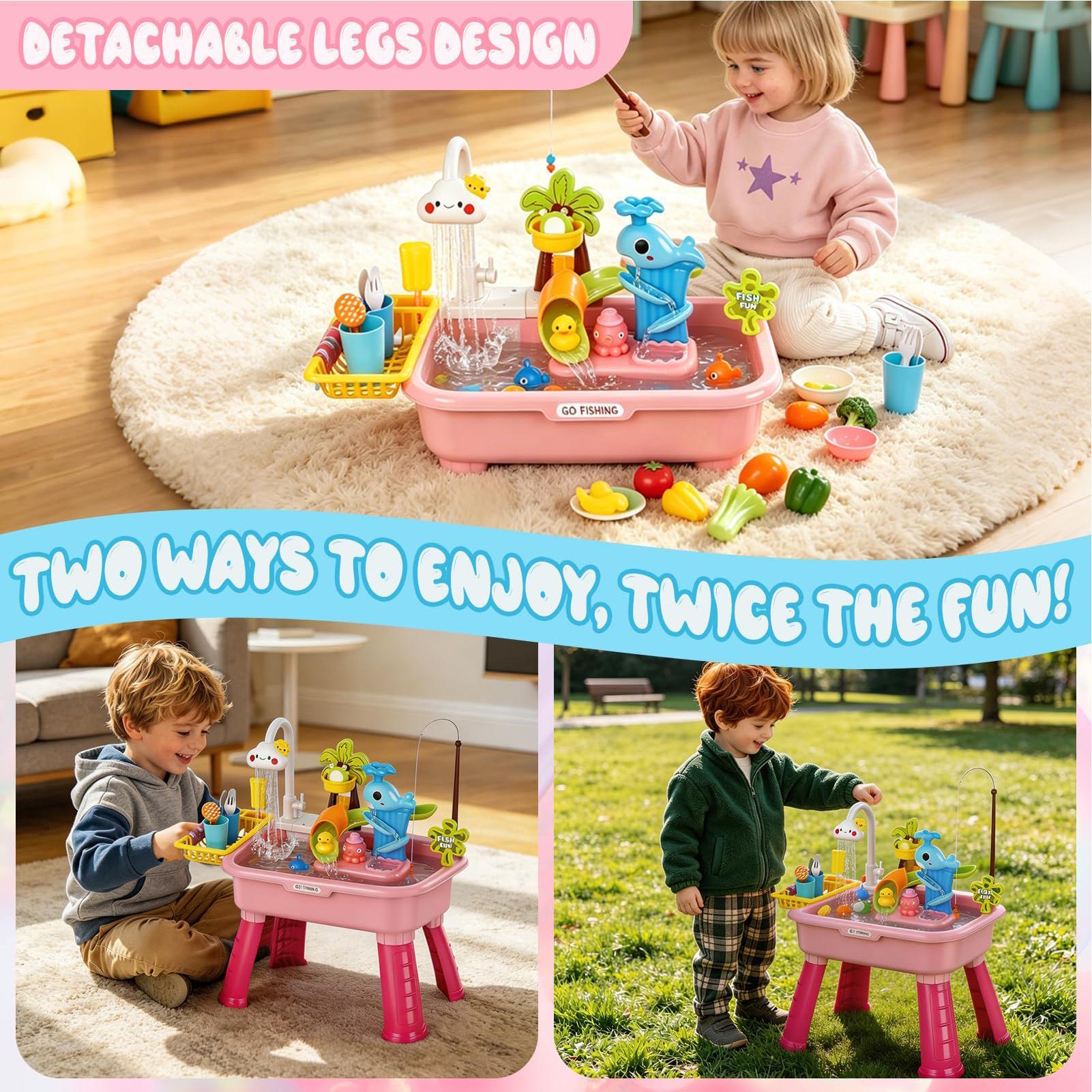Table d'eau améliorée pour tou - Kids Outdoor Sensory Table avis et prix